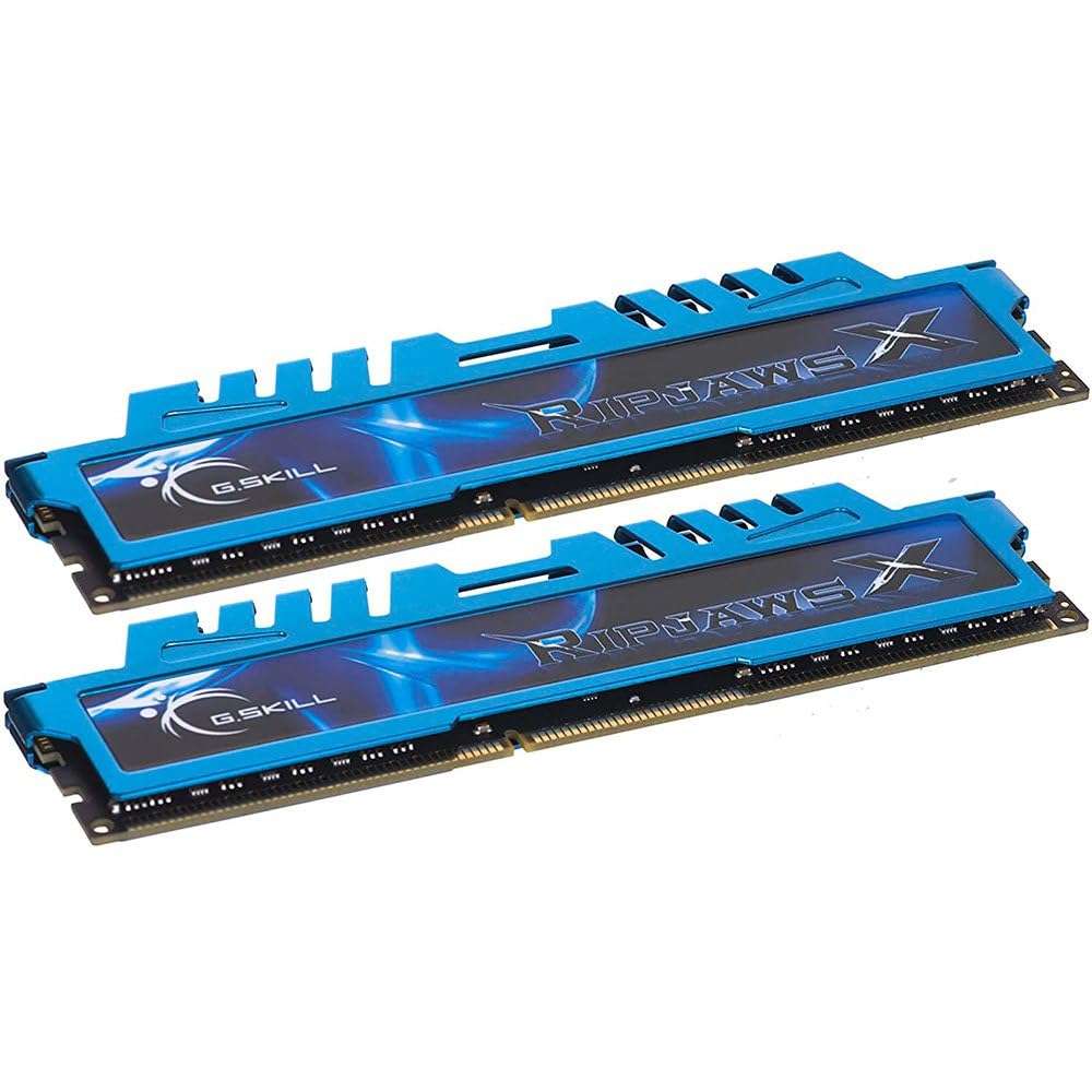 G.SKILL RipjawsX Series DDR3 RAM (XMP) 16GB (2x8GB) 1600MT/s CL9-9-9 1.50V Desktop Computer Memory U-DIMM (F3-1600C9D-16GXM)