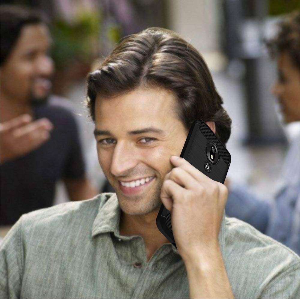 Yiakeng Moto G7 Optimo Case, Moto G7 Play Case, Shockproof Protection Soft Glitter Silicone Slim Phone Cases for Motorola Moto G7 Optimo (Black) 6