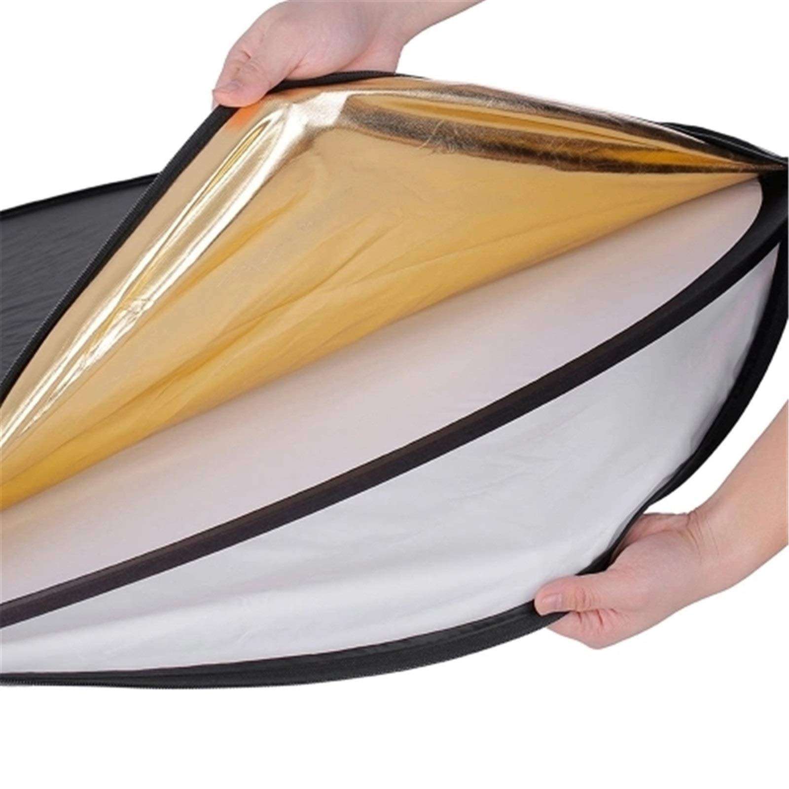 Reflector 32-Inch 80CM Portable 5 in 1 Photography Collapsible Multi-Disc Lighting Reflectors Foldable Round Multi Disc Light Reflector for Studio Photography Situation Photographic Reflector 4