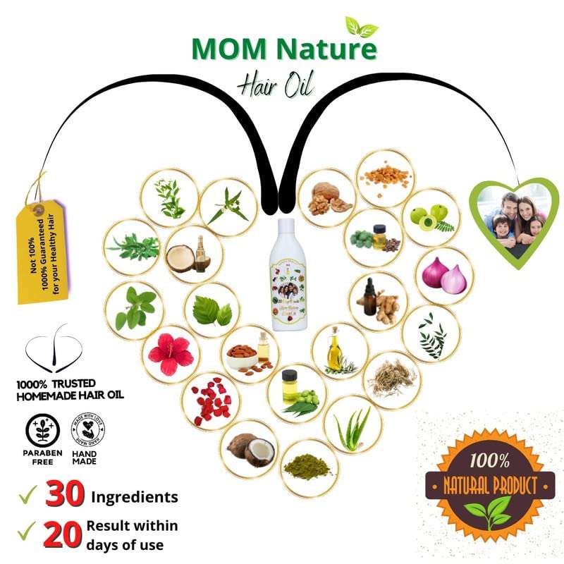MOM NATURE HAIR OIL Handcrafted Oil for Hair 3