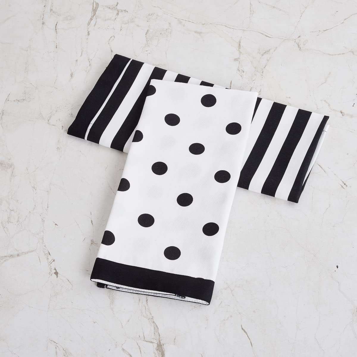 Home Centre Andrey Charlie Multicolour Printed Cotton Kitchen Towel - Set of 2 1