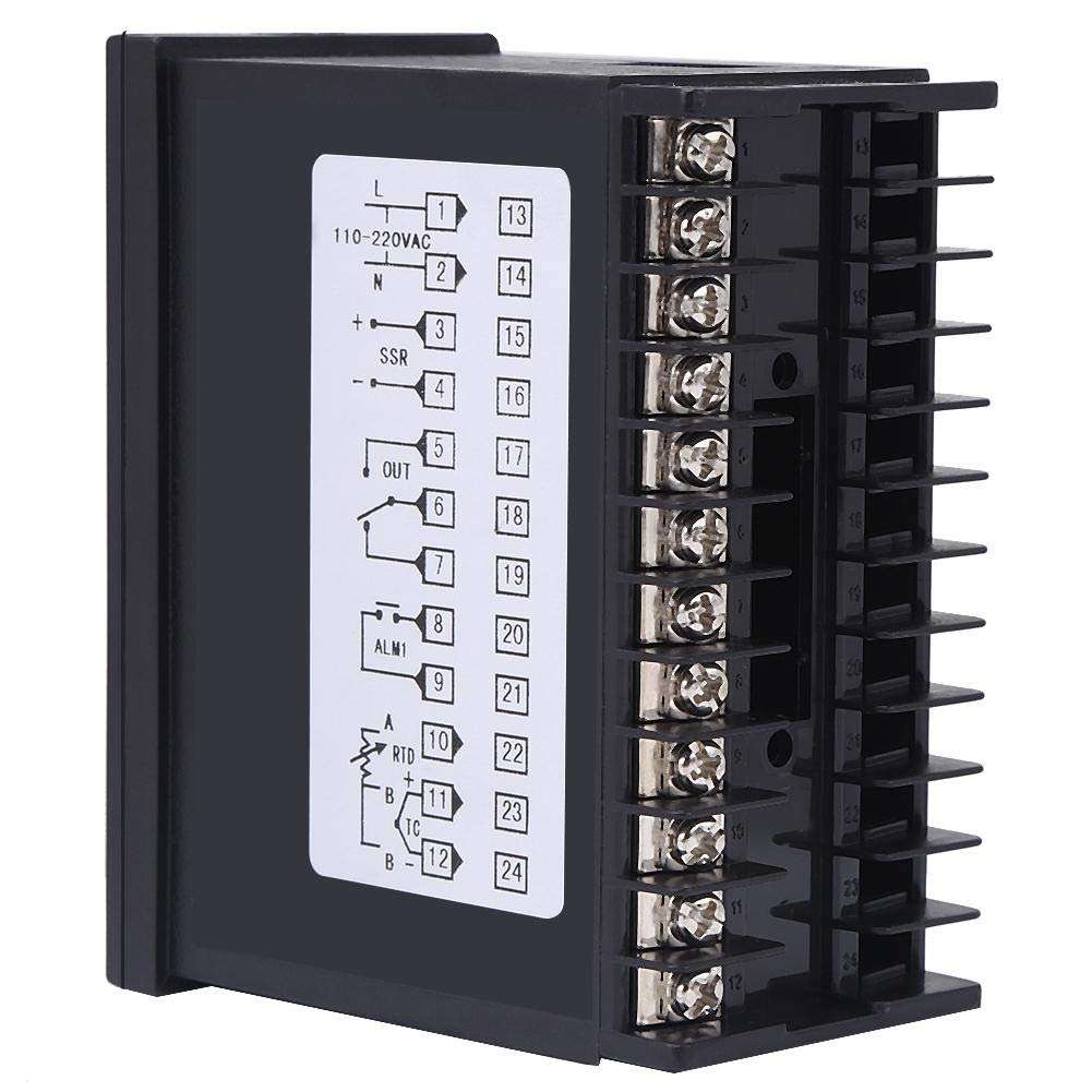 Naroote Temperature Controller, CH402 AC85-264V High Precision Smart PID Temperature Controller Thermostat Relay TC/RTD Input 5