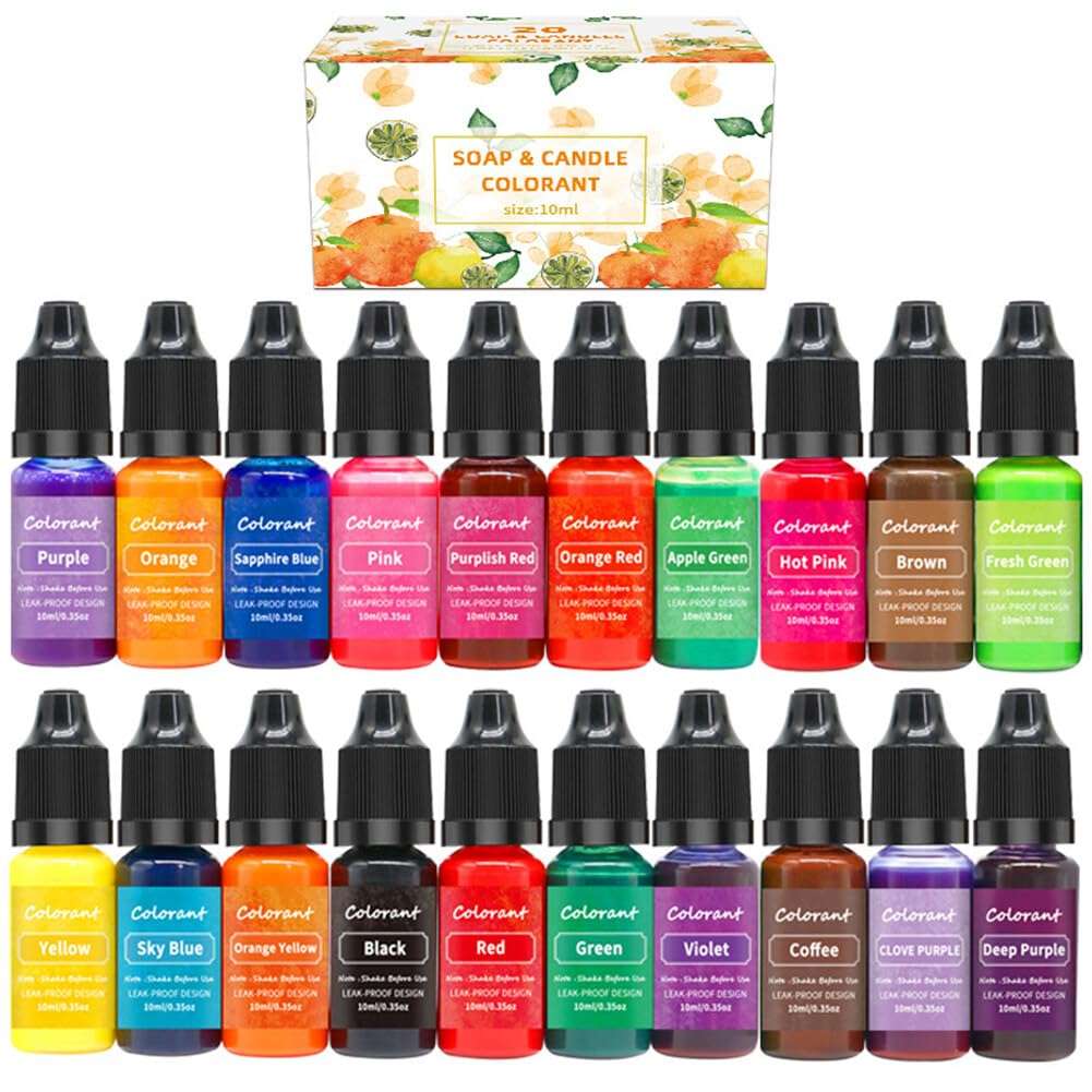 10ml Candle Dye - Liquid Color Dye for Candle Making, Safe and Natural - Liquid Candle Wax Dye for DIY Candle Coloring Making Supplies,Soy Wax, Gel Wax, Paraffin Wax (Dark Purple) 5