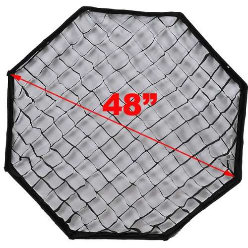 Pro 48" Octagon Soft Box Studio Photography Honeycomb Grid Softbox Elinchrom Speedring for Elinchrom Flash ELIN8120GD 2