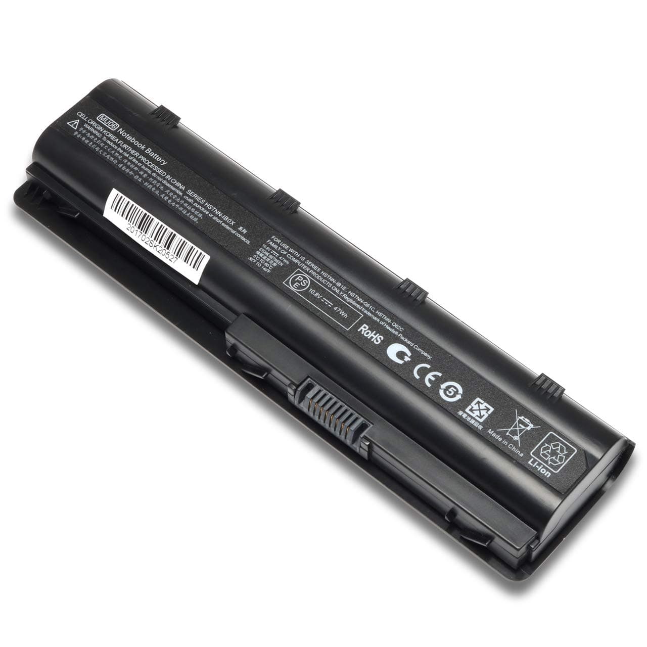 LQM New Notebook Battery for HP Compaq MU06 MU09 593553-001 593554-001 CQ32 CQ42 CQ43 CQ56 CQ62 CQ72 [10.8V 47Wh] 1