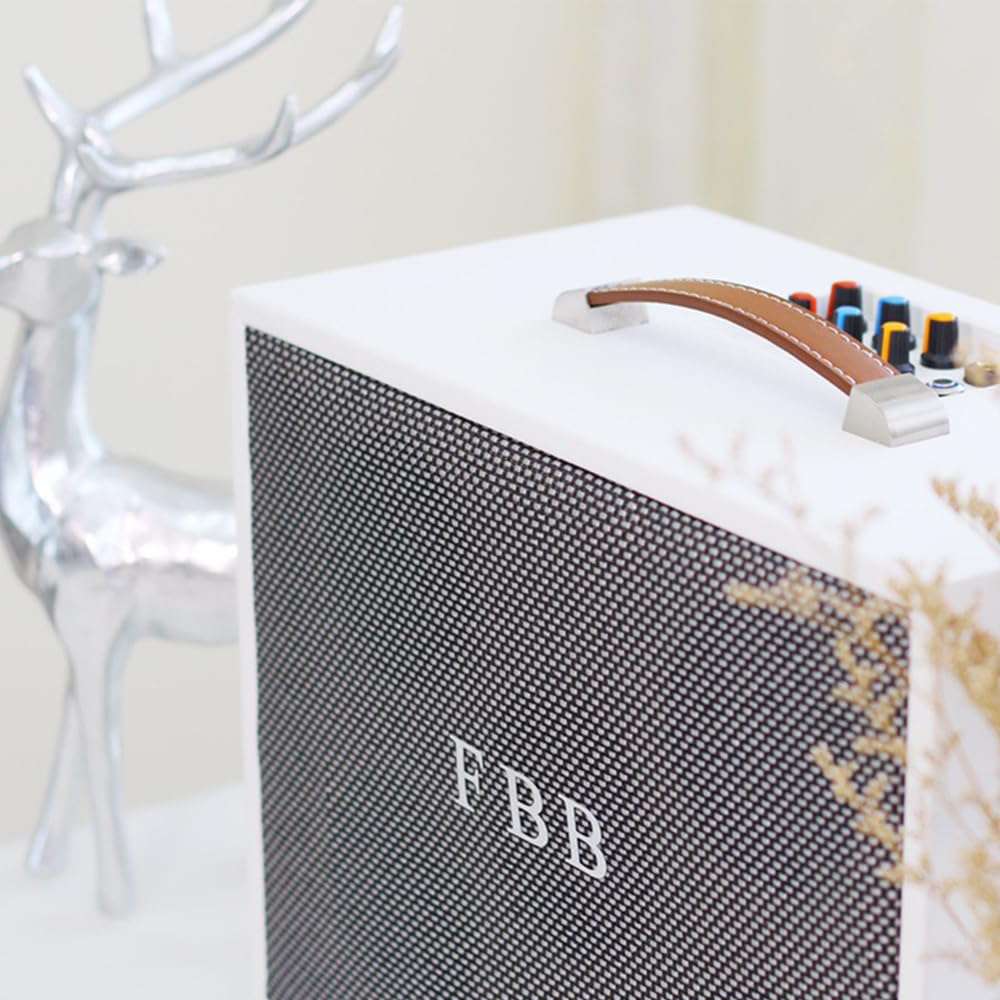 Flushbay Speaker Grill Cloth Speaker Fabric Protective Dustproof Mesh Cloth Stereo Fabric Replacement for Home Stage Speakers, Media Cabinet, KTV Box (Black-Grey) 5