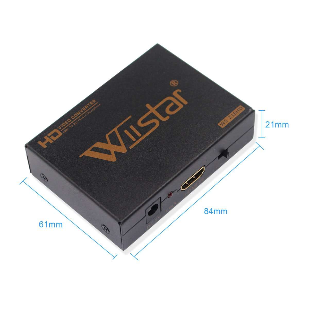 Wiistar HDMI to DVI Converter Spdif/Toslink Earphone Output Audio Video Converter for PS/XBOX360,/Blue-ray DVD,/HD STB 3