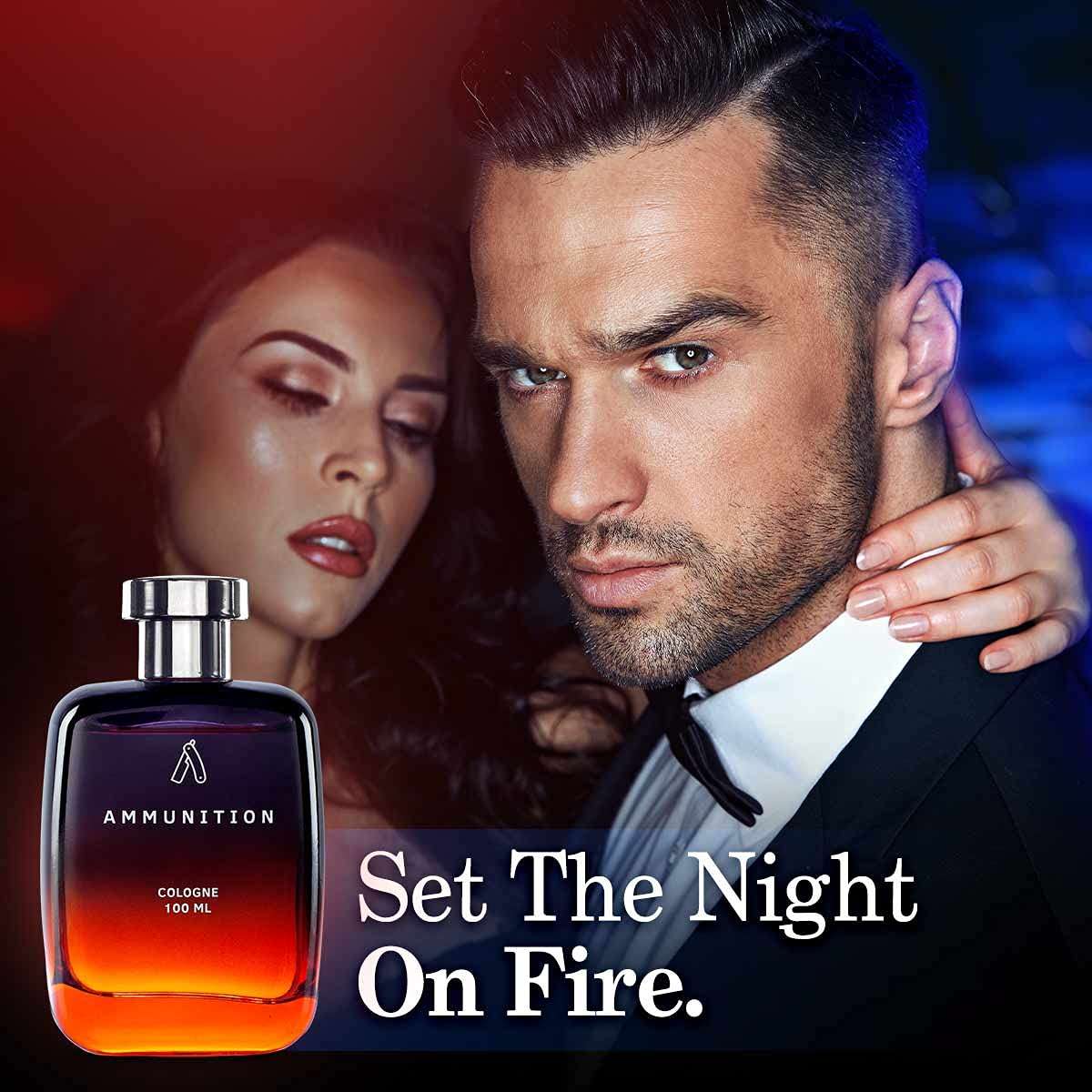 Ustraa Ammunition Cologne - 100 ml - Perfume for Men | Deep, Mysterious Fragrance of the Night | Long-lasting Fragrance | Fresh, Spicy and Musky Notes with Masculine Fragrance 5