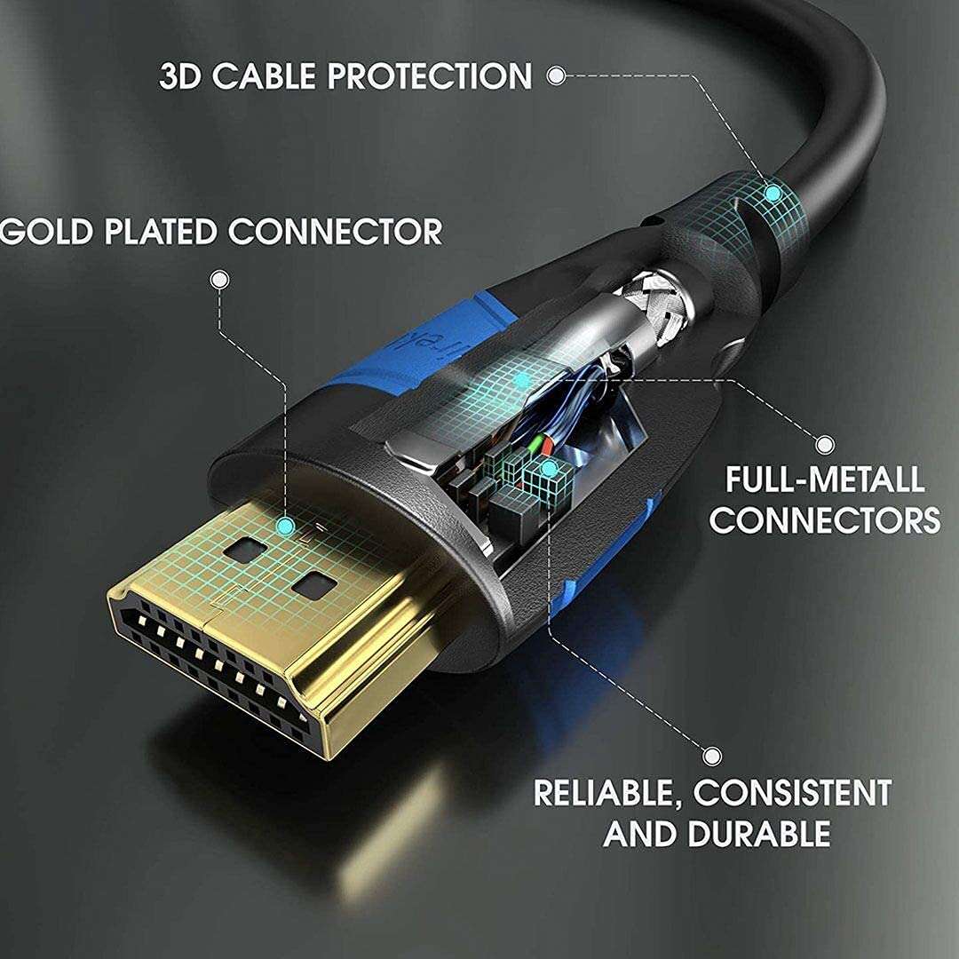 Guo HDMI to Micro USB Cable, 1.5M 5ft Micro USB to Hdmi Cable Adapter Male Charging rd nverter nnector Cable by Guoxu 3