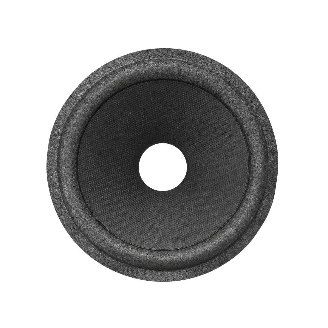 uxcell 5" Paper Speaker Cone Subwoofer Cones Drum Paper 1" Voice Coil Diameter with Foam Surround Black 1