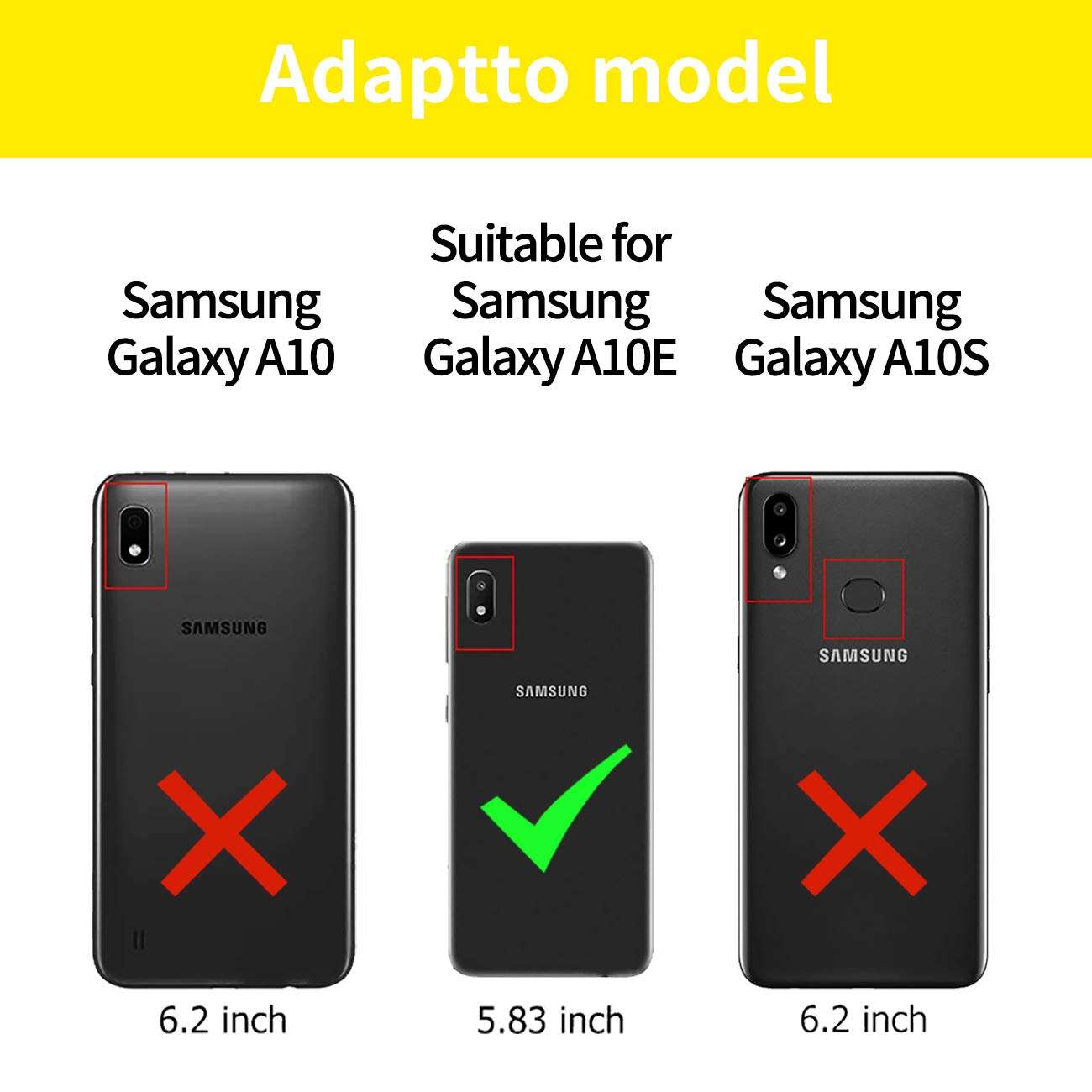 Galaxy A10E Case,Galaxy A20E Case,Amook Shockproof Hybrid Clear Dual Layer Hard PC+Soft TPU Bumper 2 in 1 Protective Case for Android Samsung Galaxy A10E/A20E 5.83 Inch-You are My Sunshine Sunflower 2