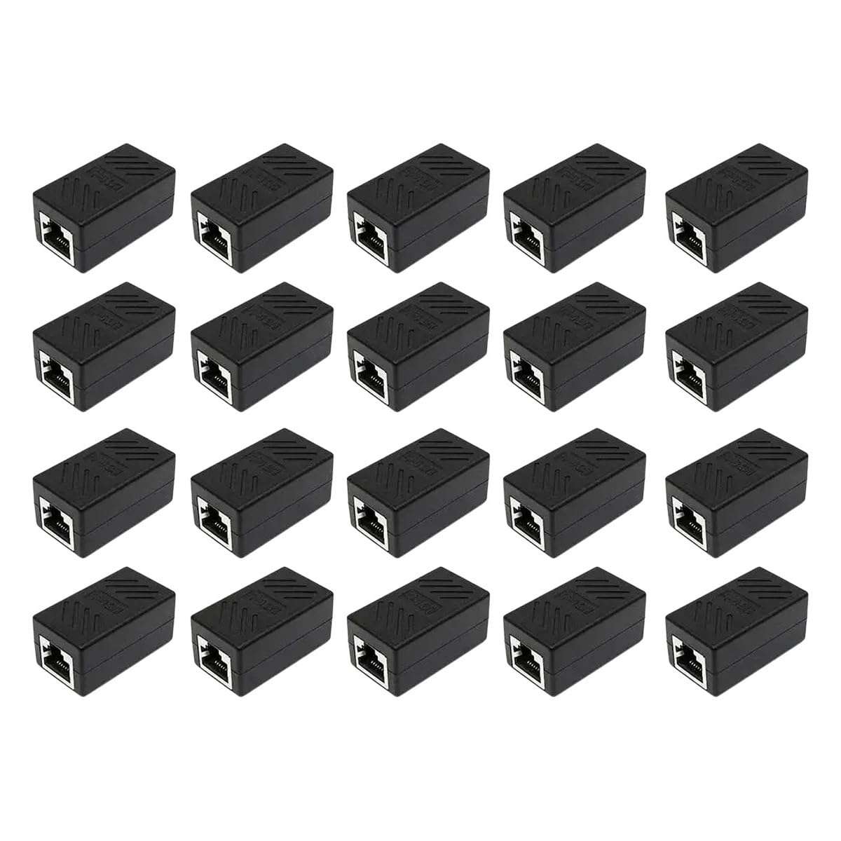 New 2026 1/5/10/20pcs RJ45 Coupler Ethernet Cable Coupler LAN C0innector Cat7 Cat6 Cat5e Ethernet Cable Extender Adaptier Female to Female