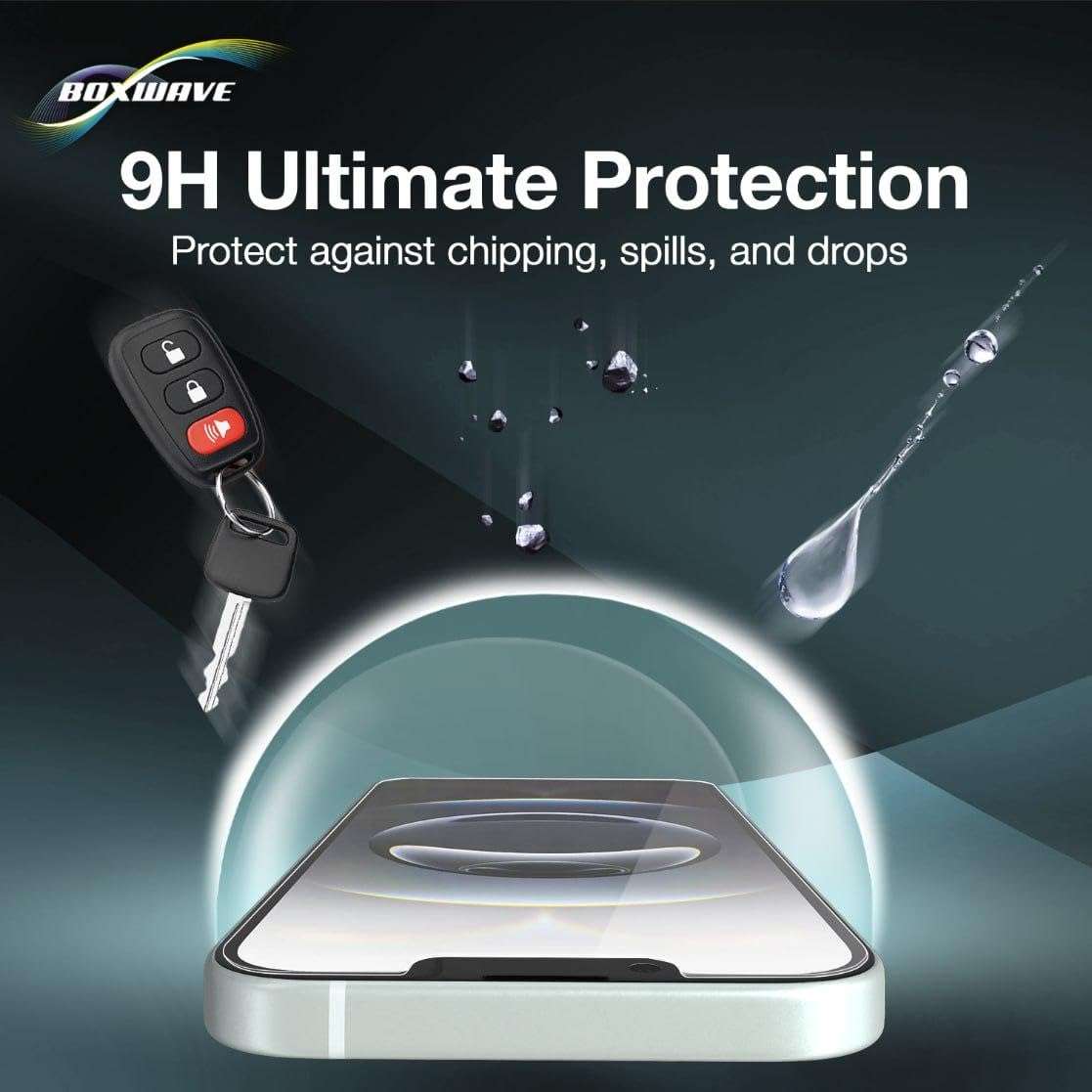 BoxWave Screen Protector Compatible with Pax A920 - ClearTouch Anti-Glare ToughShield 9H (2-Pack), Anti-Glare 9H Tough Flexible Film Screen Protector 4