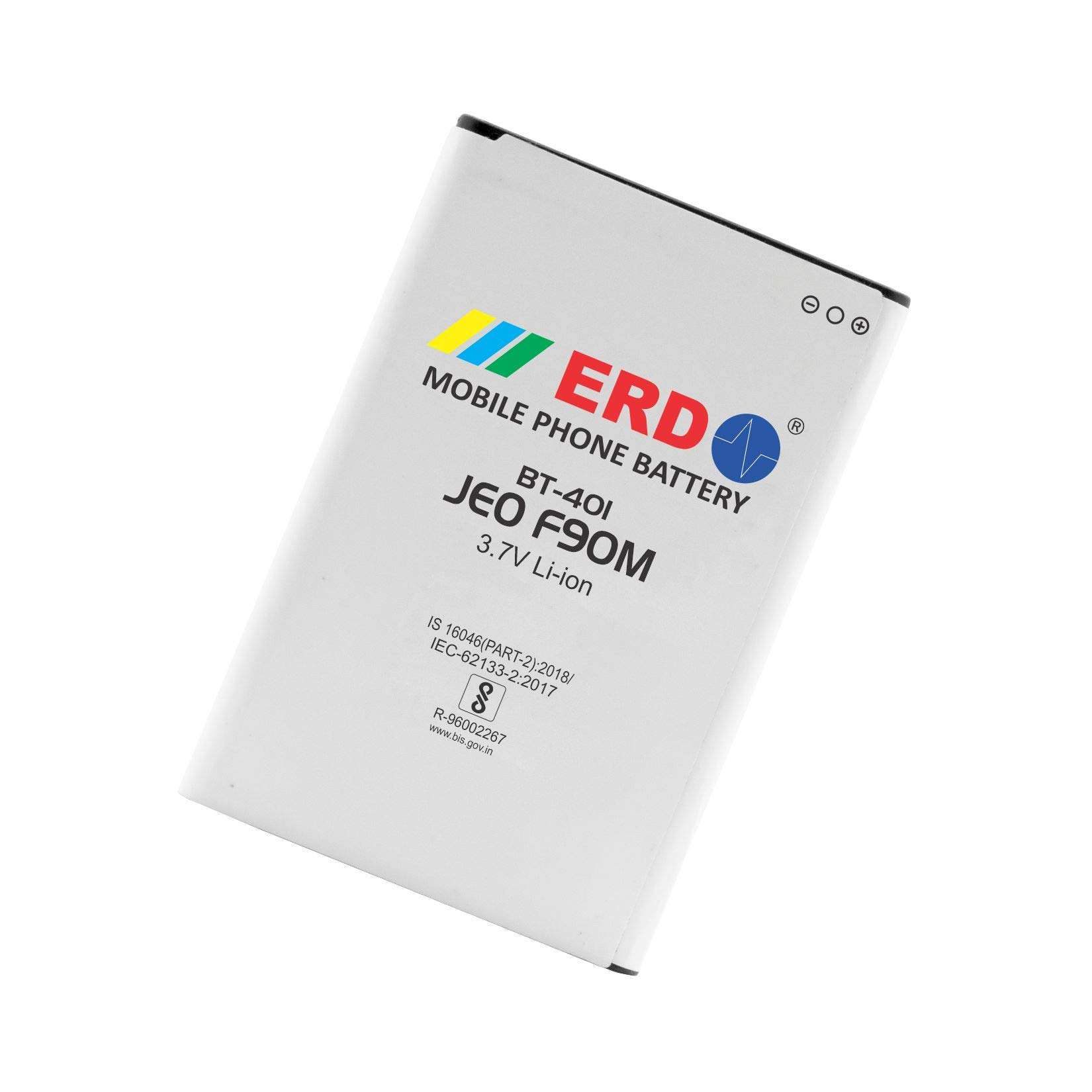 ERD BT-401 LI-ION Mobile Battery | Replacement Battery Compatible with JIO F90 | Capacity 1500 mAh