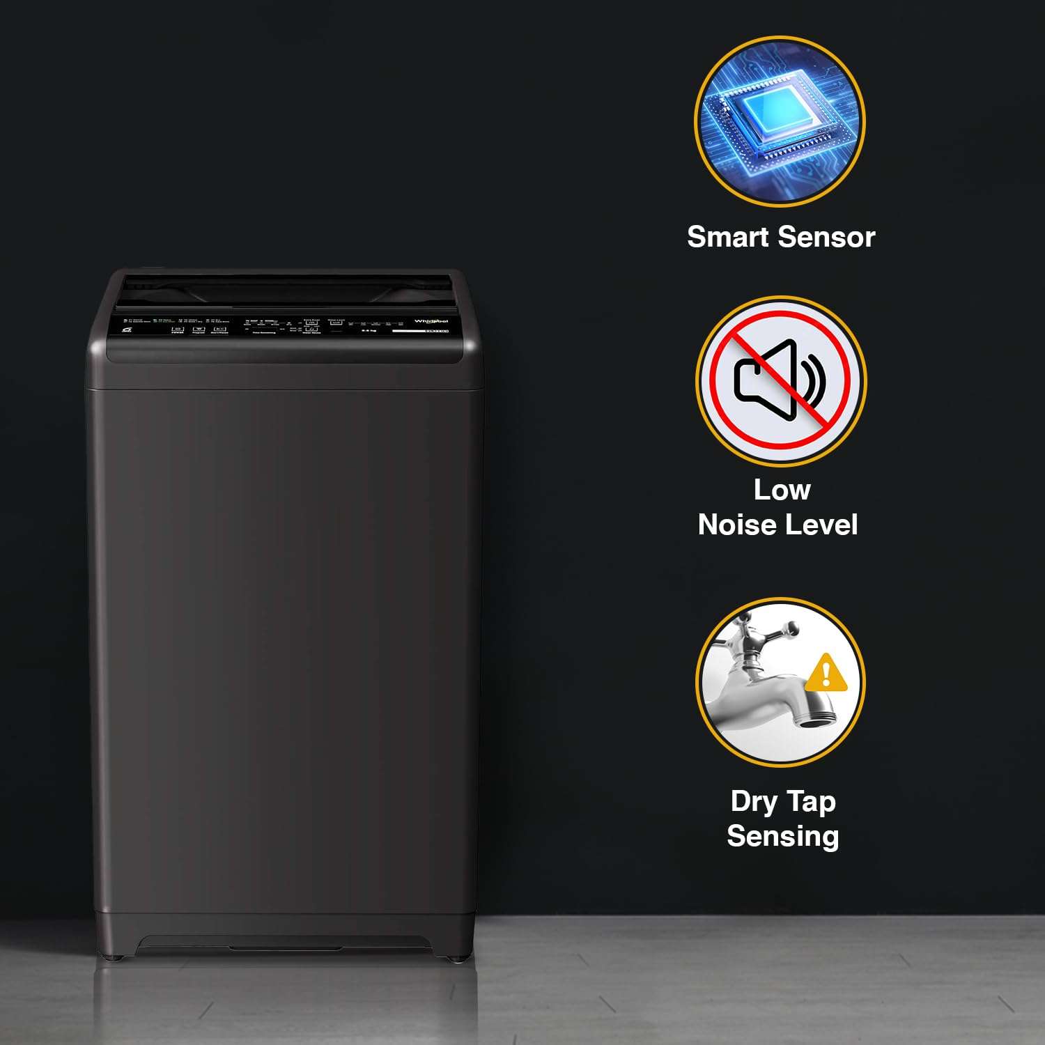 Whirlpool 7 kg Magic Clean 5 Star Fully Automatic Top Load Washing Machine Grey (MAGIC CLEAN 7.0 GENX GREY 5YMW) 5