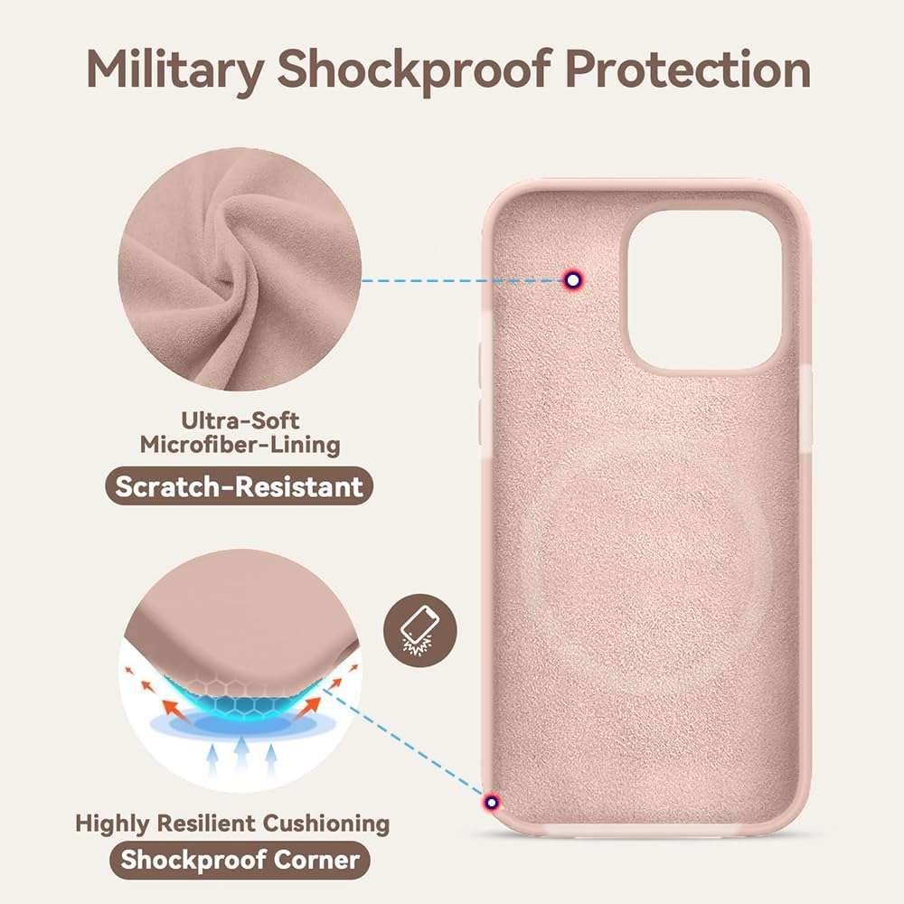 SNAPWAVE iPhone 12 Pro Max Silicone Back Case | Shock Proof Design & Camera Protection | Premium Rubberised Apple iPhone 12 Pro Max Cover (Microfiber Lining) | Ultra Smooth Silicone - Mist Blue 6