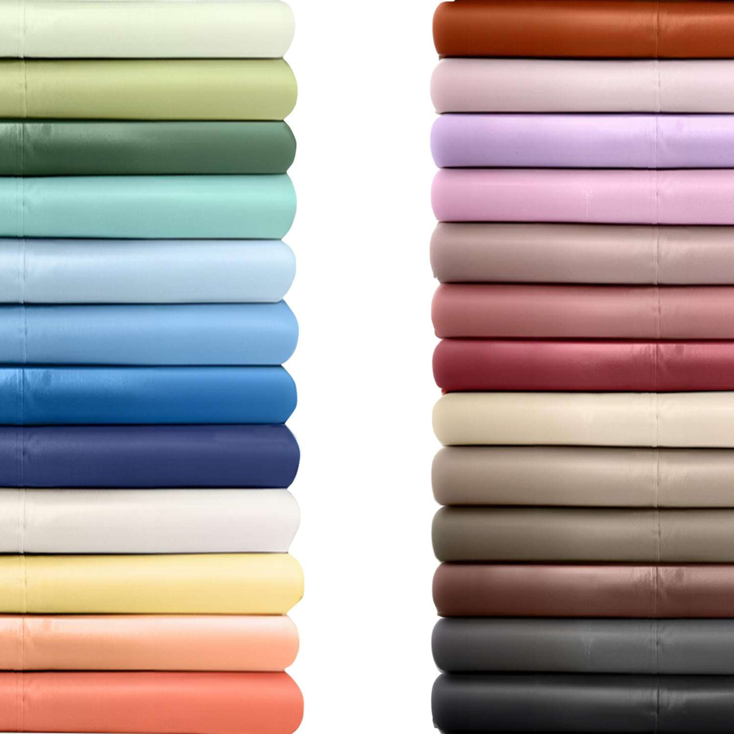 Twin XL Size Flat Bed Sheet + Duvet Cover Bundle - Hotel Luxury Single Flat Bottom Sheet Only - Fits Mattresses with Deep Pockets between 8 to 16 inches - Soft, Breathable and Wrinkle Free - Yellow 5