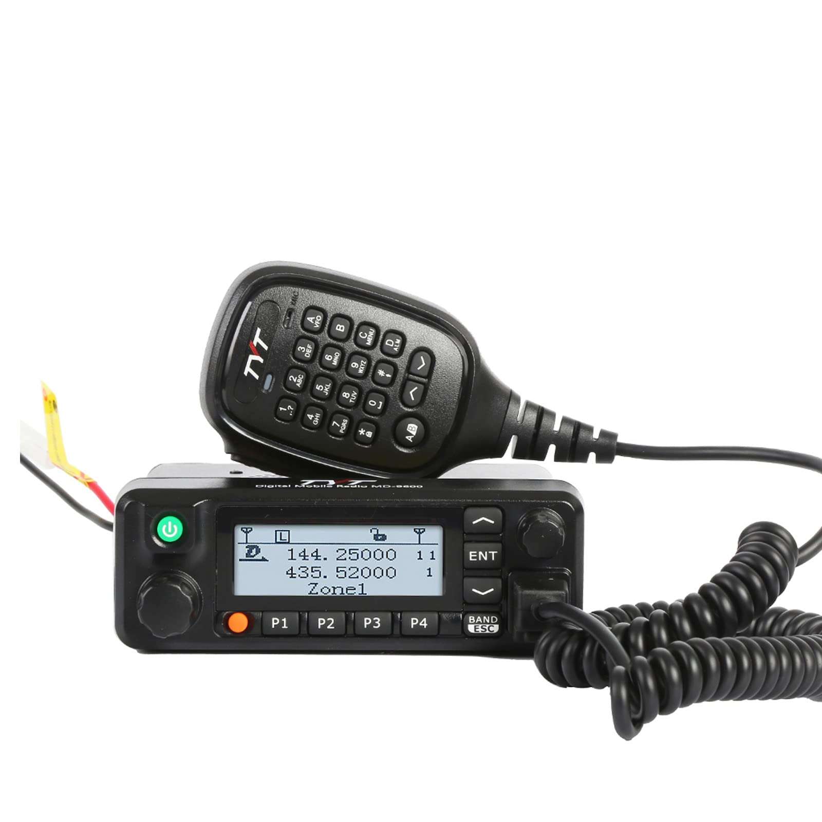 TYT MD-9600 GPS with AES256 Dual Band DMR Mobile Transceiver 50-Watt Car Truck Radio 1