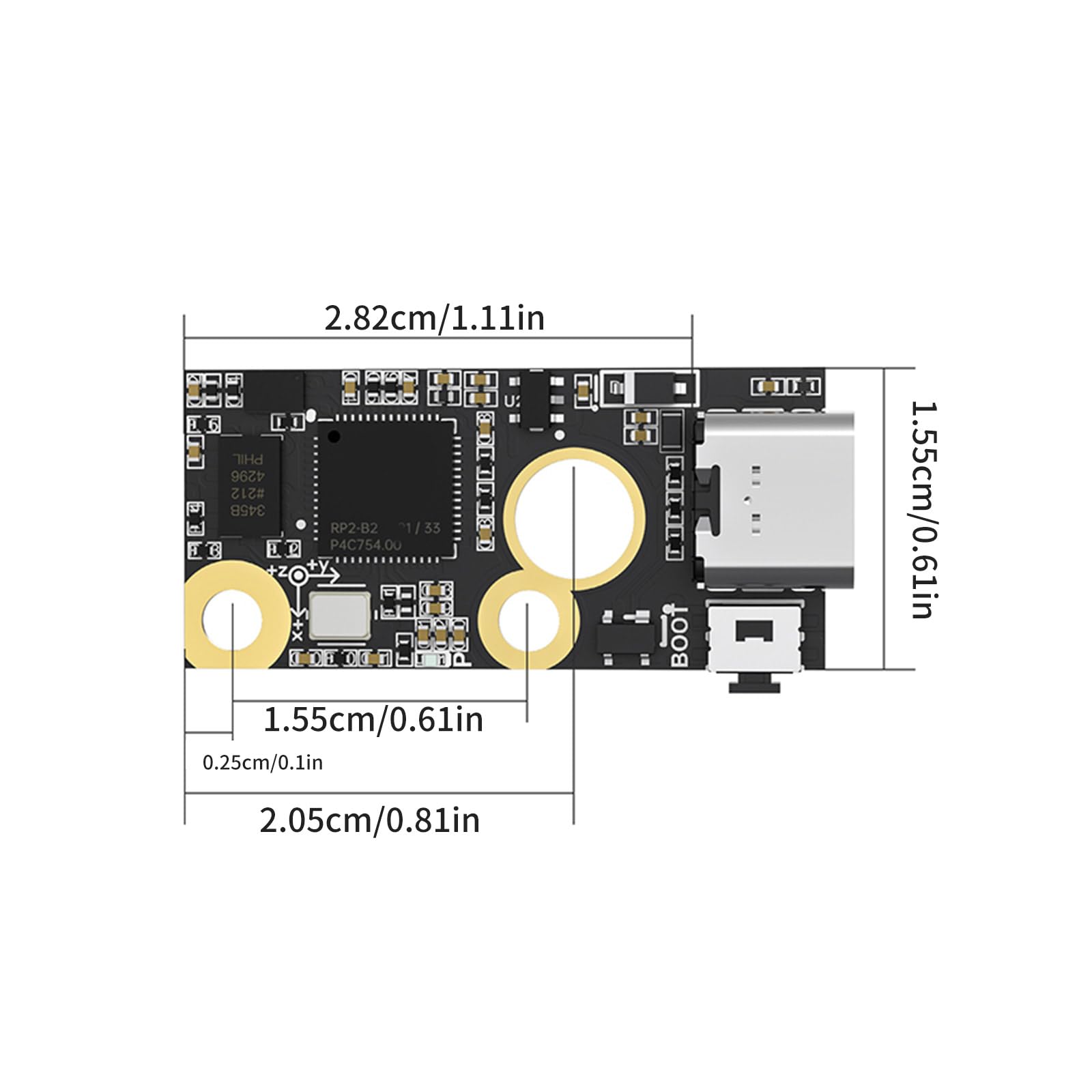 LIANXUE Improve Print Quality Accelerometer Board Resonance Compensation Modules for 36 Printer Motor for ADXL345/LIS2DW Sensor 5
