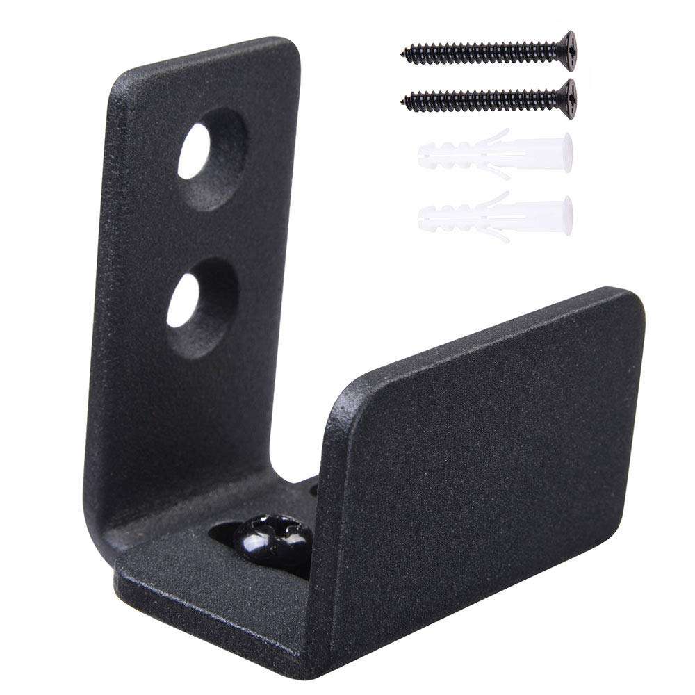 Adjustable Wall Mount Floor Guide Carbon Steel Hardware Fits for Door Thickness Up to 1 3/8" Sliding Barn Door Bottom Groove Needed US Delivery 1