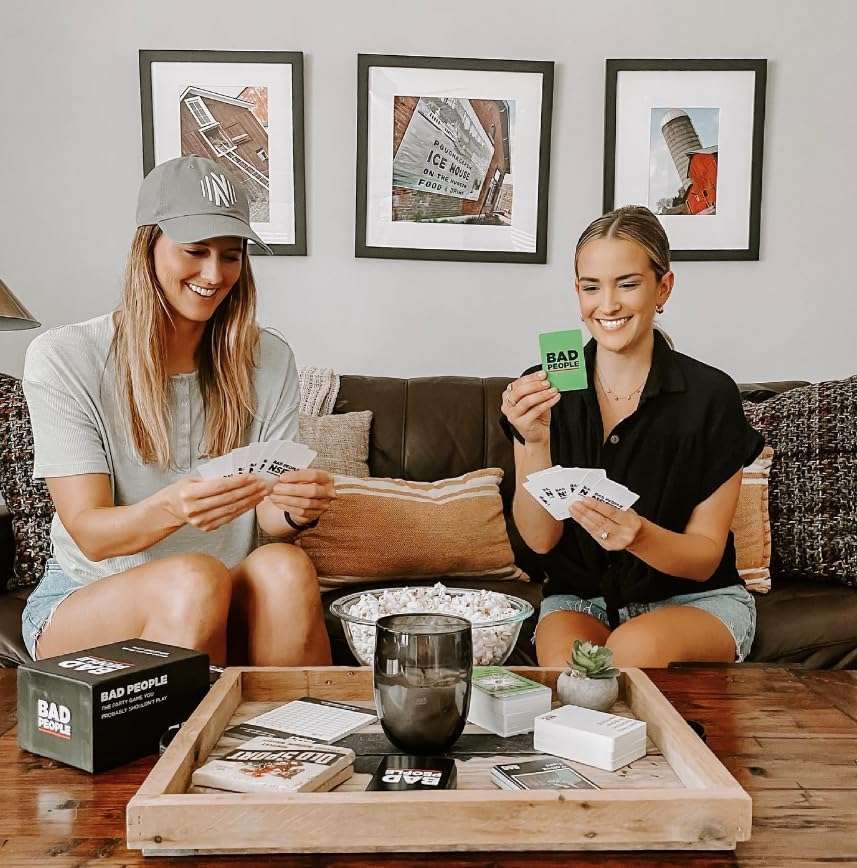 BAD PEOPLE Party Game - Find Out What Your Friends Really Think of You - Hilarious Adult Card Game for White Elephant Parties, Stocking Stuffers and Board Games Night with Friends 6