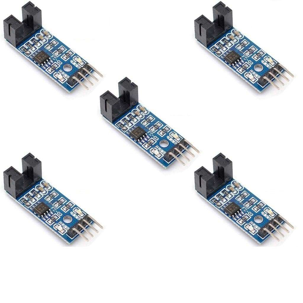 Techtonics Speed Measuring Sensor Counter Motor Test Groove Coupler Module For Arduino (Pack of 5)