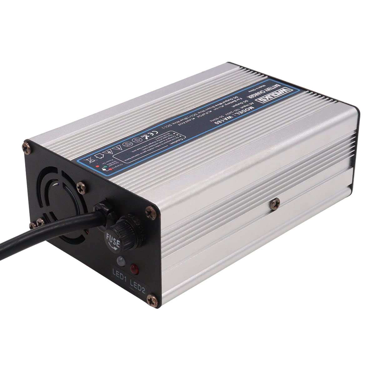 29.4V 5A Charger DC 29.4Volt 5Amp Li-ion Battery Charger Output XLR Connector Use for 7S 24V Lithium Battery Pack with Cooling Fan 5