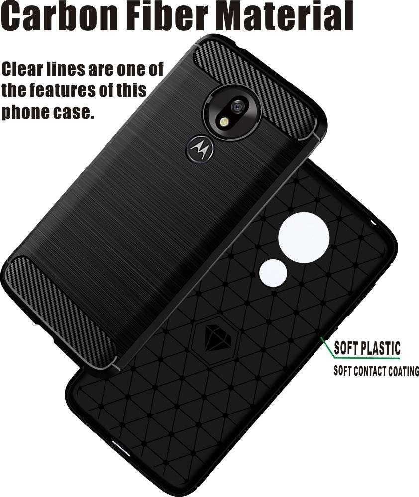 Yiakeng Moto G7 Optimo Case, Moto G7 Play Case, Shockproof Protection Soft Glitter Silicone Slim Phone Cases for Motorola Moto G7 Optimo (Black) 5