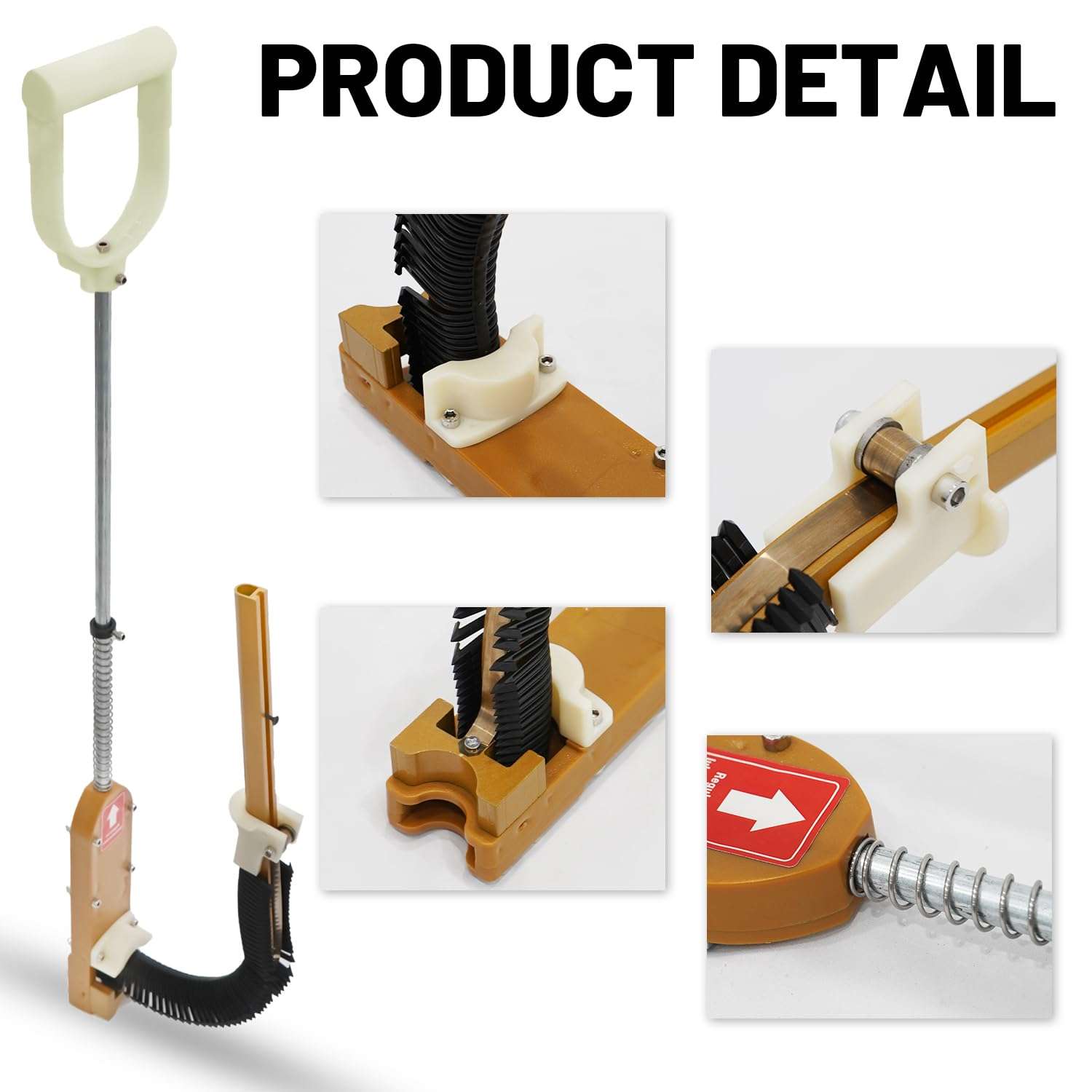 MOOFI Foamboard PEX Stapler, Stand Up Manual Stapler for Wood and Foam Board, 1-1/2″ Staples for 1″ and 2″ Foamboard,1100 Pcs Foamboard Staples 3