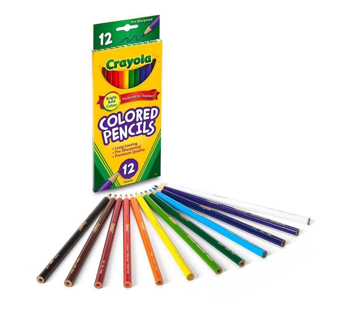 Crayola Long Assorted Colored Pencils bundled by Maven Gifts- pack of 24 2