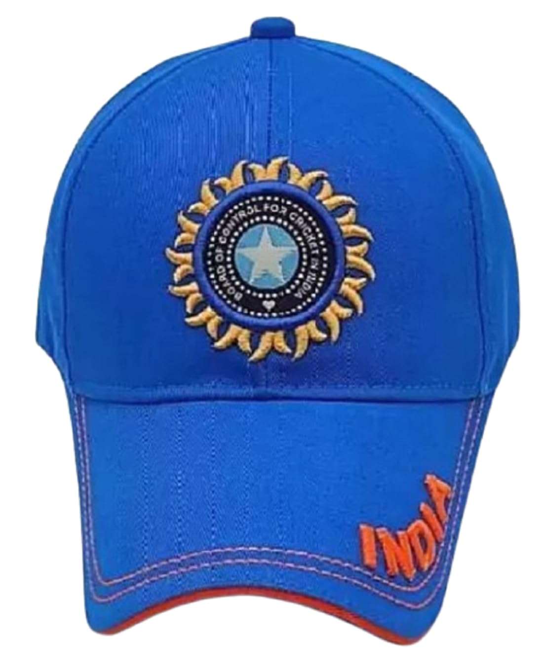 India Cricket Cap Original Quality Head Caps for Men Unisex Mens Cap Adjustable Buckle Caps Men women for All Sports Cricket Cap (multicolor+blue+black) 6