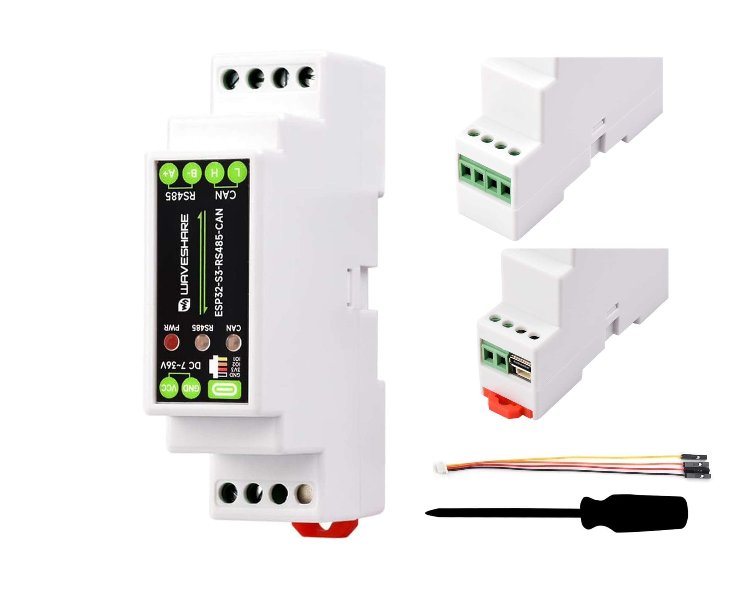 Industrial ESP32-S3 Control Board with RS485 and CAN Communication Interfaces, Supports Wi-Fi /Bluetooth, Better for RS485 Modbus Modules or CAN Devices, Built-in Protection Circuits, Safe & Stable 2