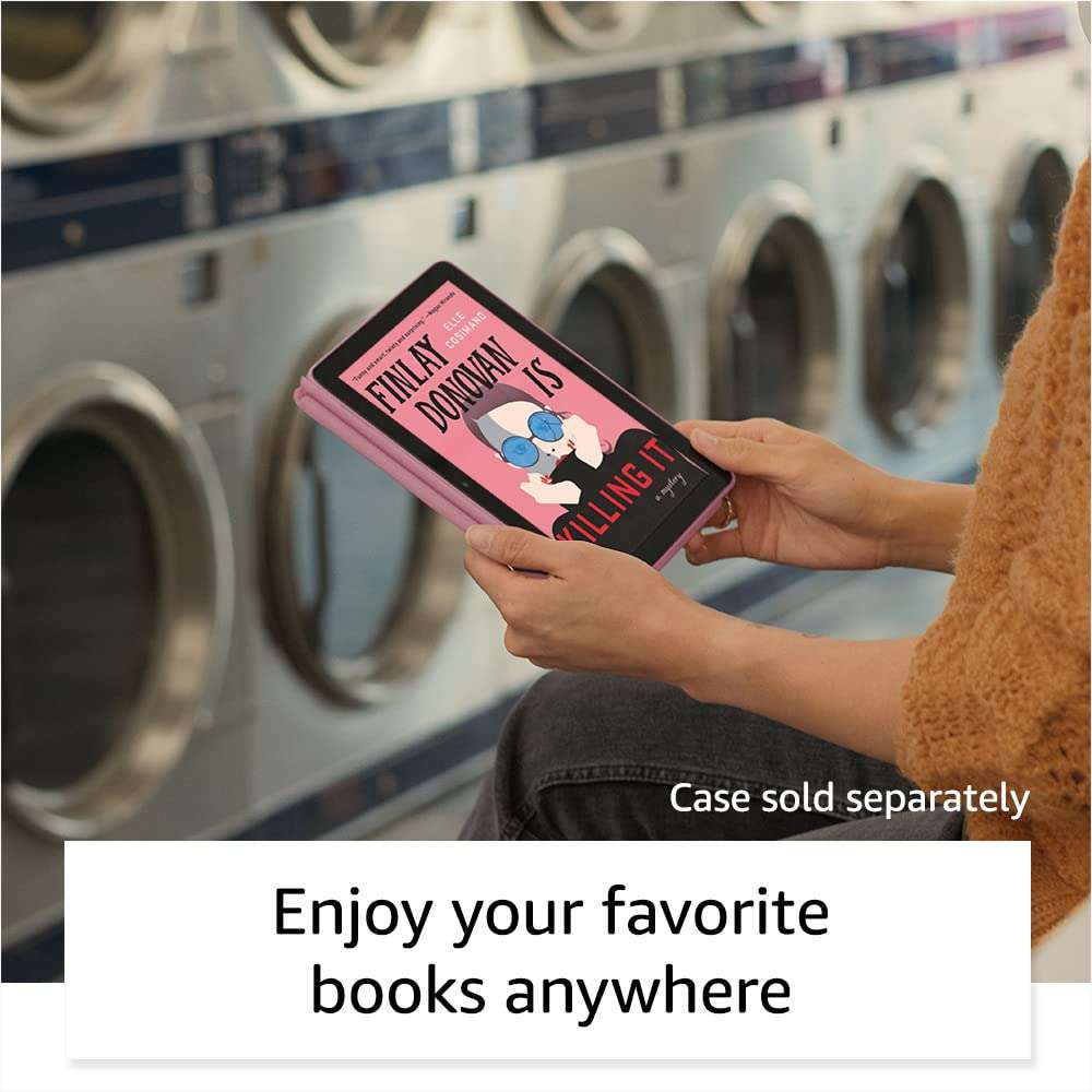 Amazon Fire HD 8 tablet, 8” HD Display, 64 GB, 30% faster processor, designed for portable entertainment, (2022 release), Rose 4