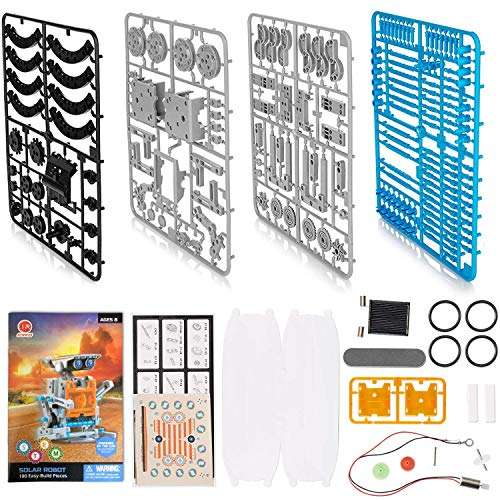 CIRO 12-in-1 Solar Robot Toys, STEM Education Activites Kits for Kids 8-12, 190 Pieces Building Sets 3