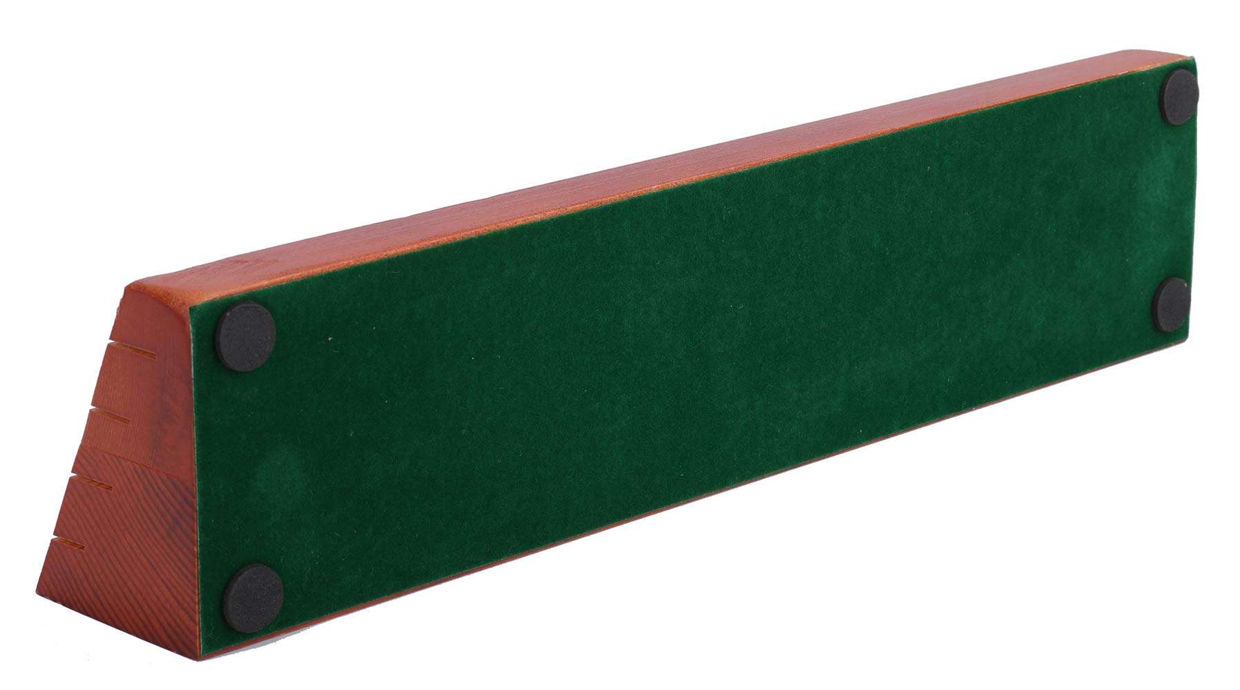 Yesland 2 Pack Wooden Playing Card Holder -13-3/4 x 3-1/8 Inches Tray Rack Organizer - Extended Versions Long Enough for Bridge Canasta Strategy Card Playing 2