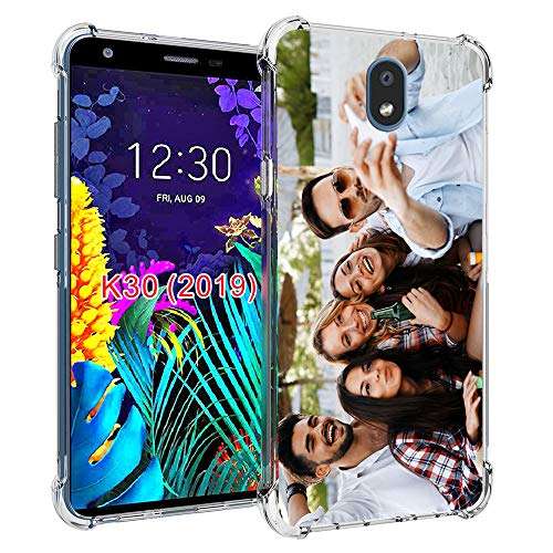 shumei Custom Case Compatible with LG K30 2019,LG Arena 2,LG Tribute Royal,LG Escape Plus,LG Aristo 4+ Cover Anti-Scratch Soft TPU Clear Personalized Photo Make Your Own Picture Phone Cases 1