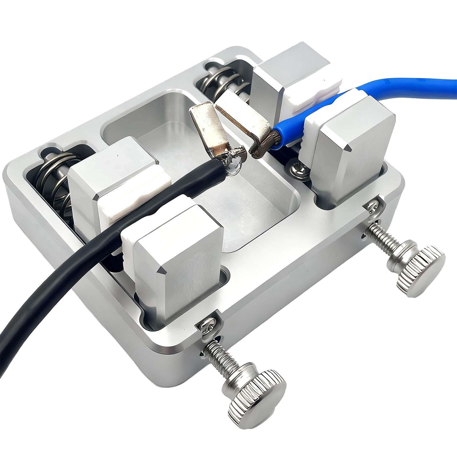 Heavy-Duty Aluminum Welding Clamp for Soldering Station - Temperature-Resistant Jaw, Circuit Board and Soldering Wire Clamp, Adjustable Fixture Bracket, DIY Soldering Aid Tool 1