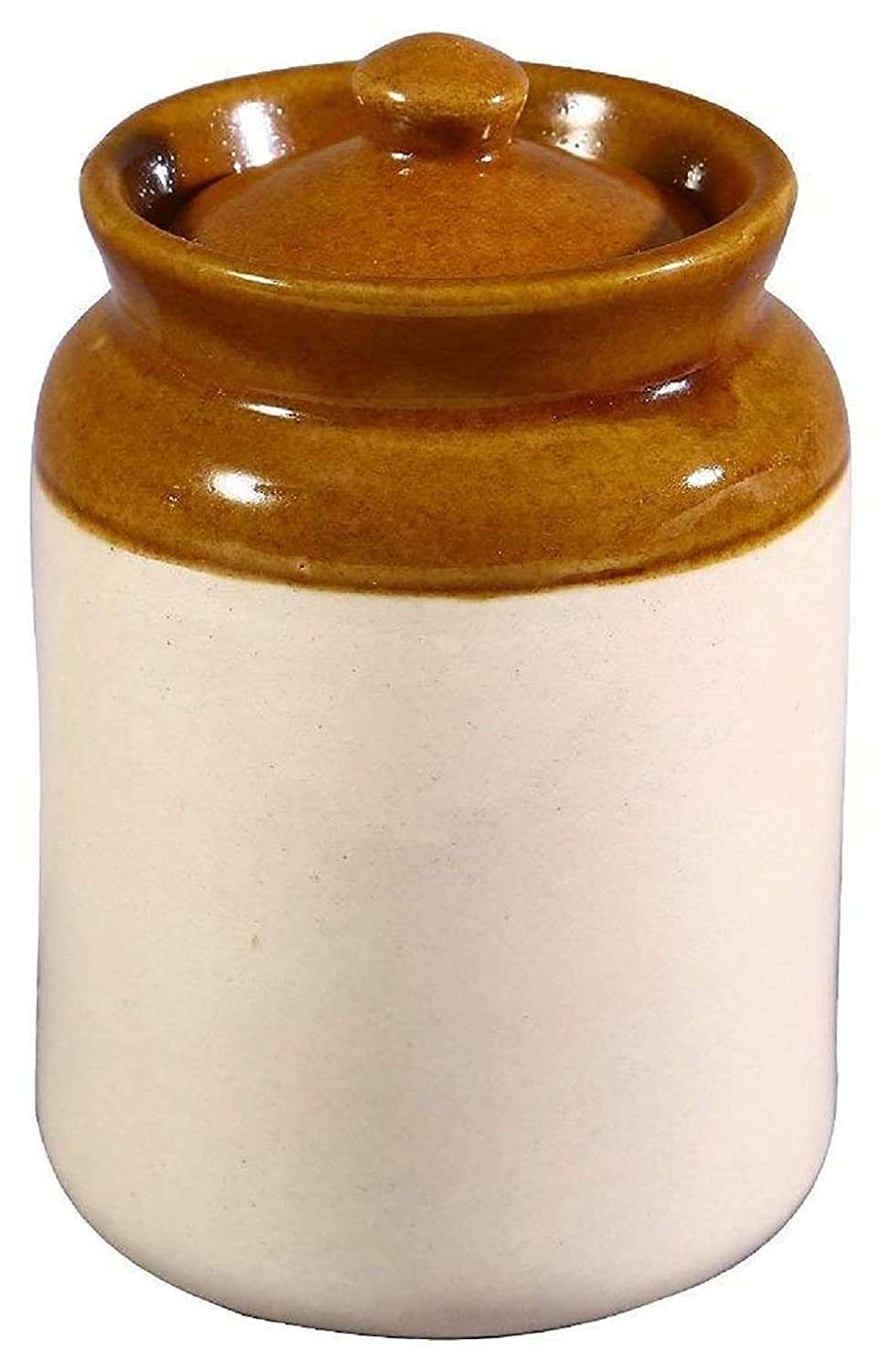 Ceramic pickle jars 2kg for Storage of kitchen items Set of 1. 6