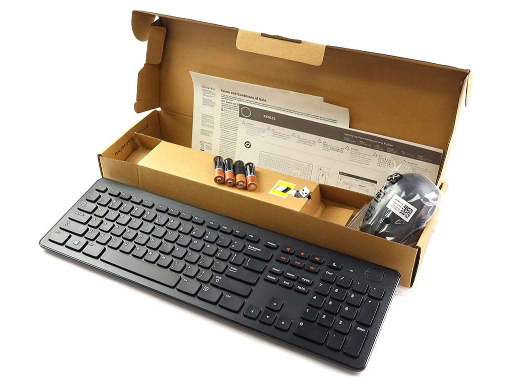Dell KM632 Wireless Keyboard and Mouse (8VXG2) 1