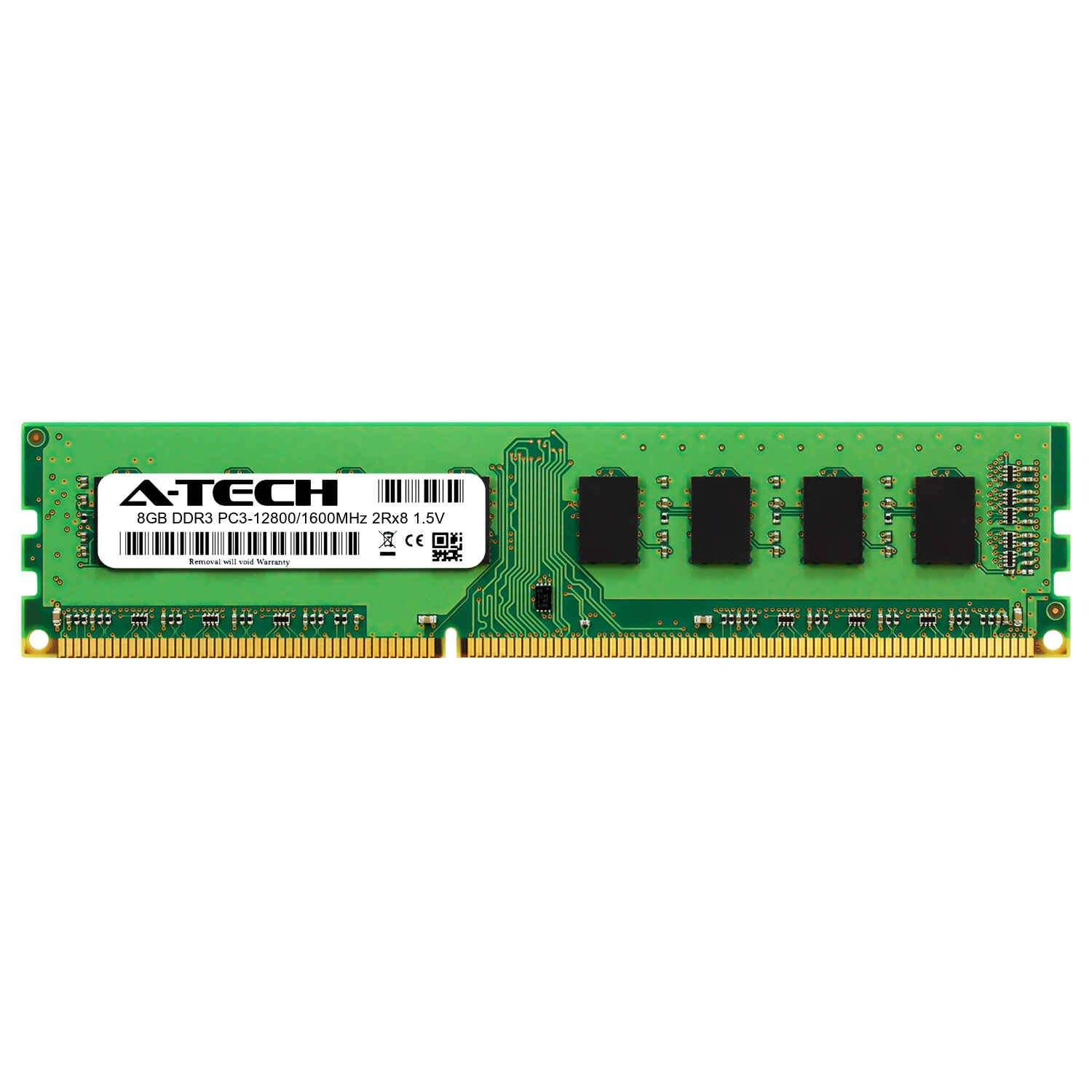 A-Tech 8GB RAM for HP EliteDesk 800 Gen1 Series SFF/Tower | DDR3 1600 DIMM PC3-12800 1.5V 240-Pin Memory Upgrade Module 2