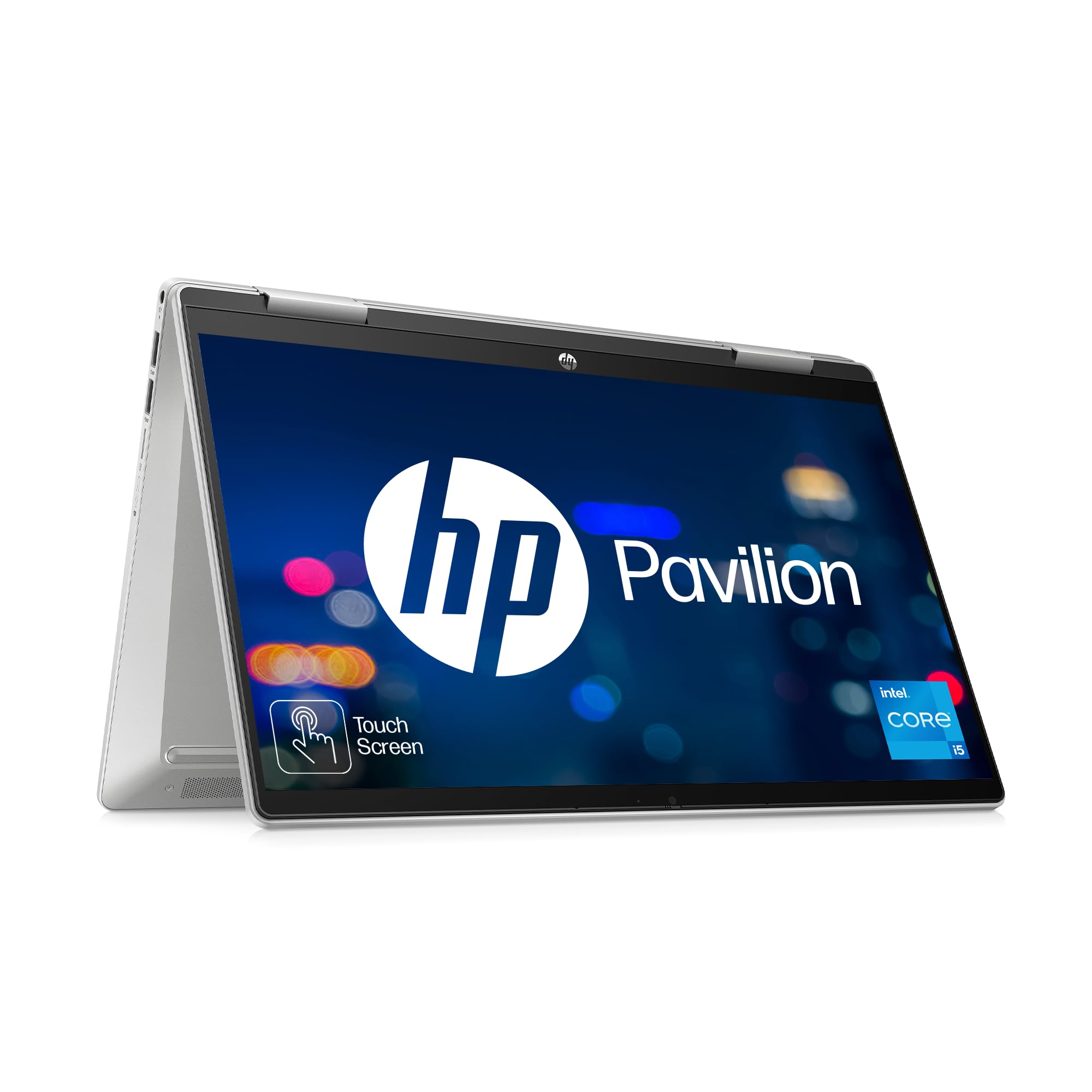 HP Pavilion x360,12th Gen Intel Core i5-1235U 8GB RAM/512GB SSD 14-inch(35.6 cm) Micro-Edge FHD Multitouch-Enabled Laptop/Intel Iris Xe Graphics/Backlit KB/Pen/Alexa/B&O/Win 11/MSO/1.41 Kg,14-ek0084TU