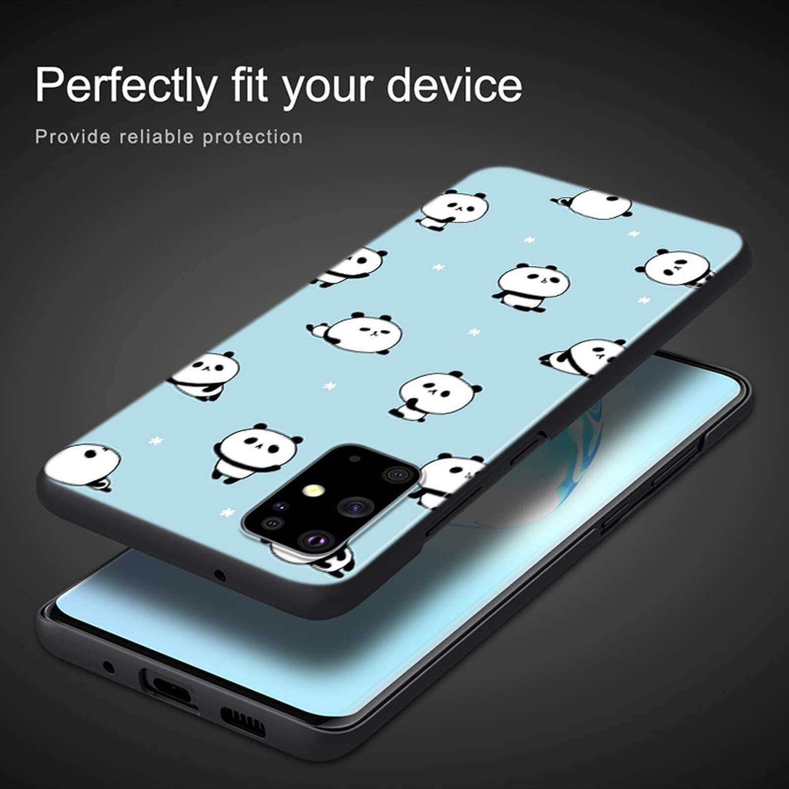 Cute Cartoon Panda for Samsung Galaxy S21 S20 FE Ultra S10 S10E Lite 5G S9 S8 S7 S6 Edge Plus Phone Case-Style 11-Samsung S20 FE 4