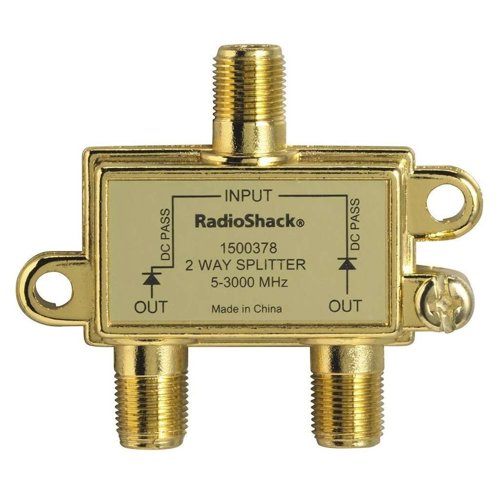 RadioShack 3.0GHz 2-Way Satellite/Broadband Diode Splitter 1