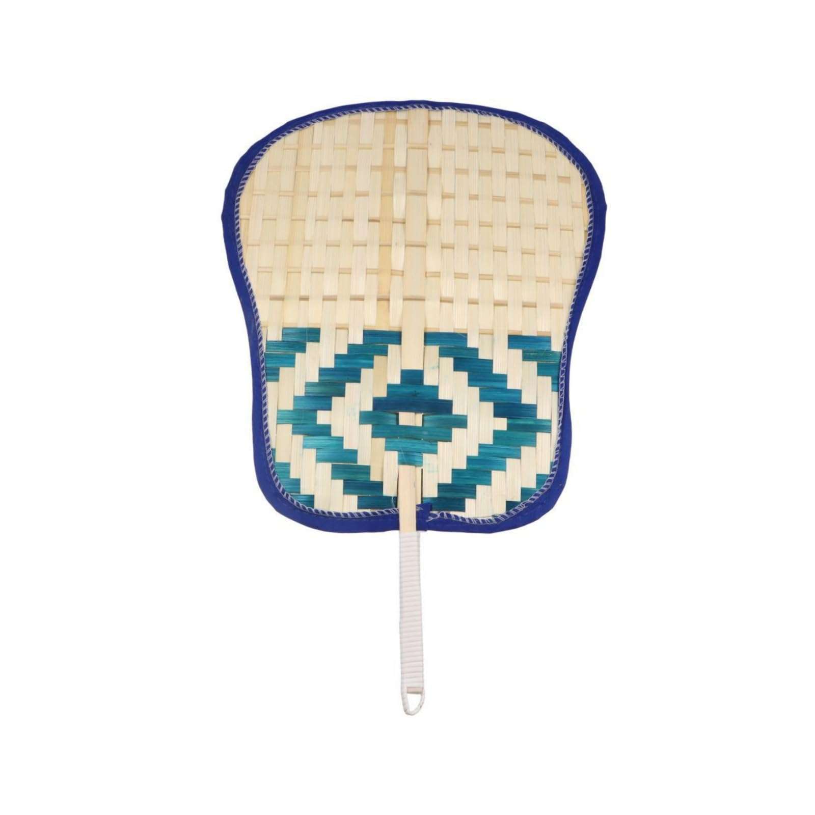 GUEDKIKL 1 Pcs Bamboo Weaving Fan, Handmade Large Summer Cooling Fan Chinese Style Handheld Fan Hand Woven Fan Wedding Favor Fan 1