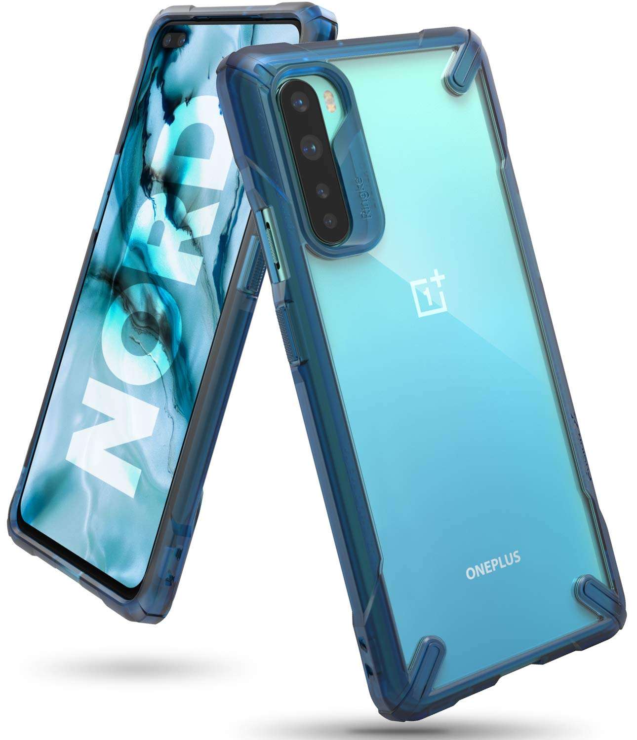 Ringke Fusion X Case Designed for OnePlus Nord (2020) - Space Blue 1