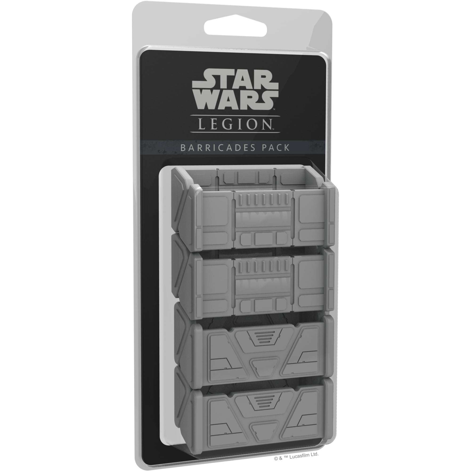 Star Wars: Legion BARRICADES PACK - Enhance Your Terrain and Trooper Cover! Tabletop Miniatures Game, Strategy Game for Kids and Adults, Ages 14+, 2 Players, 3 Hour Playtime, Made by Atomic Mass Games
