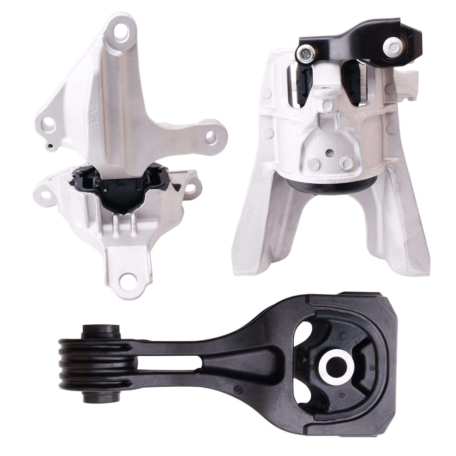 SHERXINBO Engine Motor Mount Compatible with Civic 2016-2021 1.5L L4 Automatic CVT Trans Turbocharged Replacement for A65136 A65129 A45006 50820TBCA01 50850TBCA81 50890TBAA82 1