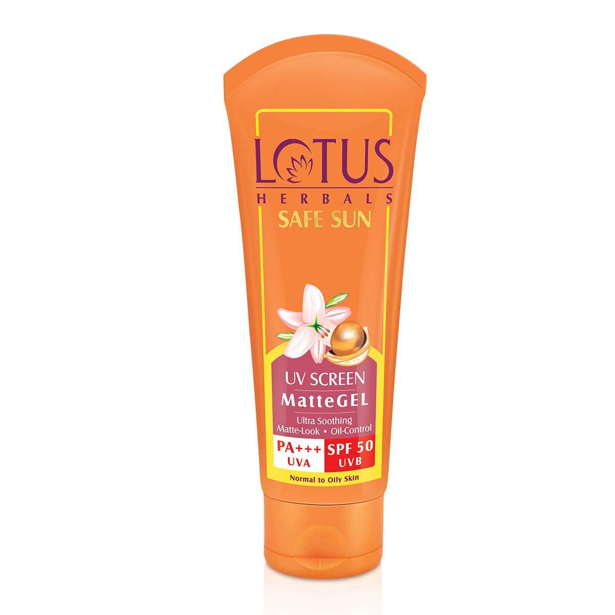 Lotus Herbals Safe Sun UV Screen Matte Gel, SPF 50, 100g & Safe Sun Kids Sun Block Cream SPF 25, 100g 3