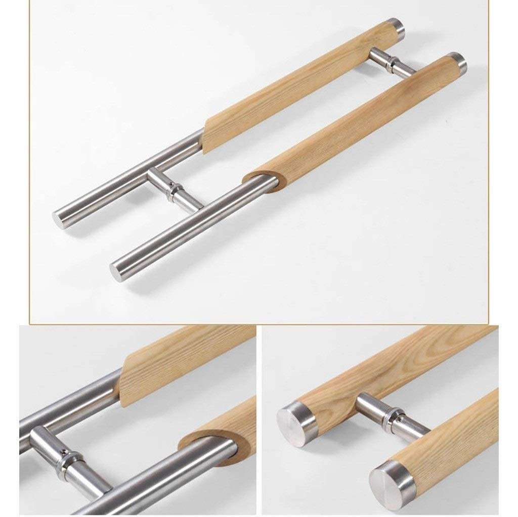 XLAHD Modern Style Round Tube Door Handle, Stainless Steel Solid Wood Sliding Door Handle, for Hotels/Offices, 6040cmDIY Tools Hardware 4