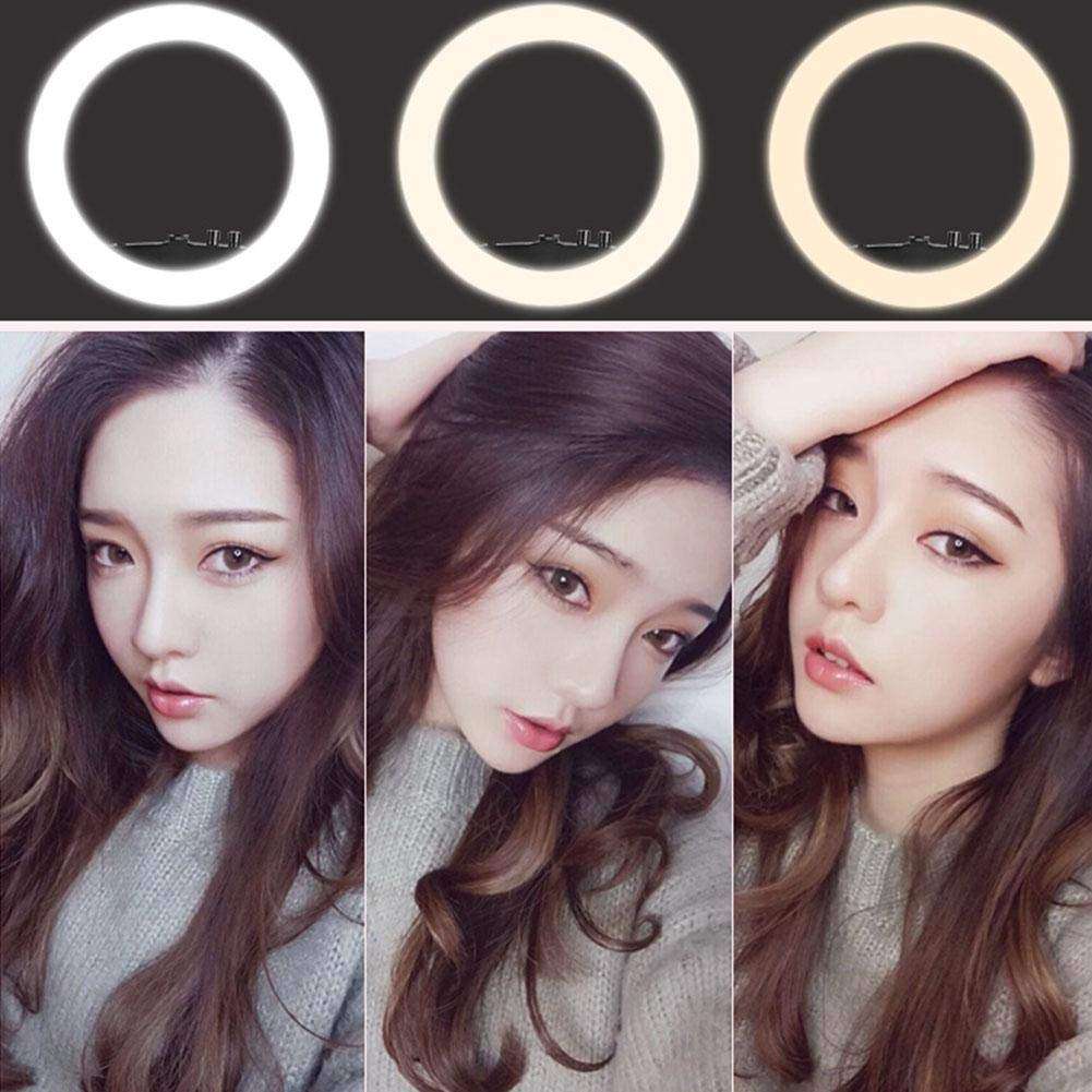 Soft Light Safe LED Ring Fill Light, LED Fill Light for Live Broadcast Commercial Shooting Beauty Manicure Selfie(Plastic) 6